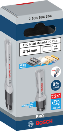 Bosch 14 mm PRO Multi Material PC Plus -reikäsaha.