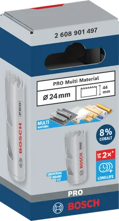Bosch 24 mm PRO -reikäsaha monitoimityökaluille.