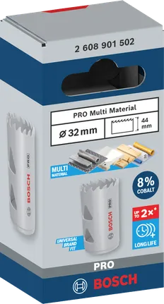 Bosch 32 mm PRO monitoimireikäsaha.