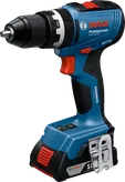 Bosch GSB 18V-65 akkuporakone 2 Ah akulla.