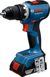 Bosch GSR 18V-65 akkuporakone 2 Ah akulla.