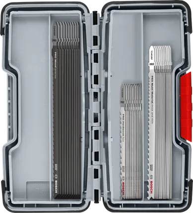 Bosch PRO puun ja metallin karkealeikkaussetti, 30 pistosahan terää.