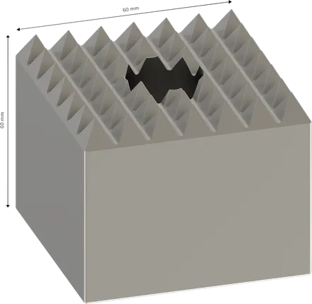 Bosch PRO SDS max-4C teräsholkkipää 60 x 60 mm.