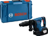 Bosch GSH 18V-5 SDS-max akkukäyttöinen piikkausvasara kotelossa.