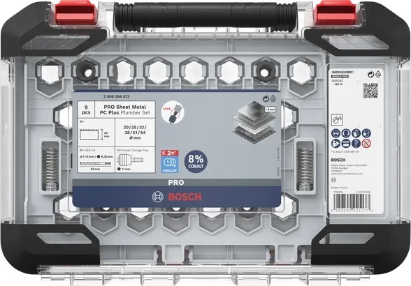 Bosch PRO peltireikäsahasarja 8-osainen.