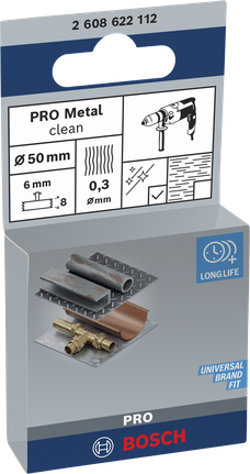 Bosch PRO Metal -puhdas lankahiomalaikka 50×0,3 mm.