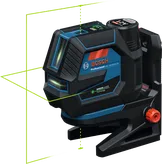 Bosch GCL 12V-50-22 CG -laservaaituslaite vihreällä laserilla.
