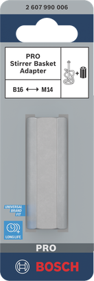 Bosch PRO -sekoituskorin sovitin M14 - B16.