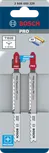 Bosch PRO Plastics PP clean T102D pistosahan terät, 2 kpl.