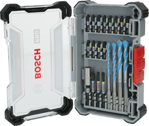 Bosch PRO Impact -sekoitussarja, 20 osaa, sisältää erilaisia kärkiä.