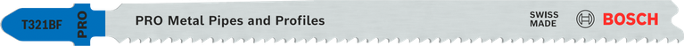 Bosch T321BF pistosahan terä metalliputkille ja -profiileille.