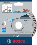 Bosch PRO Multi Material -timanttilaikka 125 × 22,23 mm.