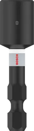 Bosch PRO -iskuhylsyavaimella varustettu 8 x 50 mm:n kuusiokolovarsi.