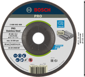 Bosch PRO ruostumattomasta teräksestä valmistettu hiomalaikka 150 mm ruostumattomalle teräkselle.
