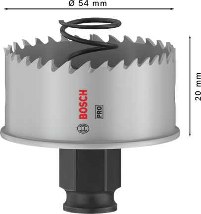 Bosch PRO peltireikäsaha PC Plus 54 mm metallille.