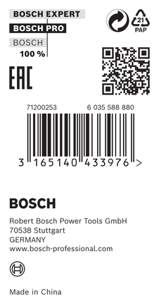 Bosch supistusrengas 30 x 1,8 x 25 mm.