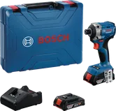 Bosch GDR 18V-215 iskuruuvinväänninsetti pitkällä kärkipitimellä.