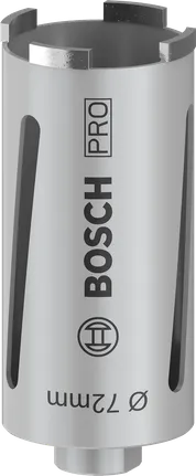 Bosch PRO -kuumaporakone kuivaan poraukseen 72 mm, G 1/2 tuuman varsi.