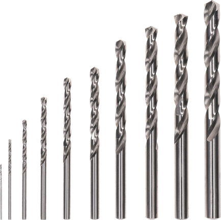 Bosch PRO Metal HSS-G -kierukkaporanteräsarja, 10 kokoa.