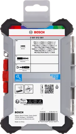 Bosch erittäin kova ruuvimeisselin kärkisarja 6 x 50 kpl.