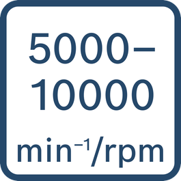  Kuormittamaton nopeus 5 000-10 000 r/min