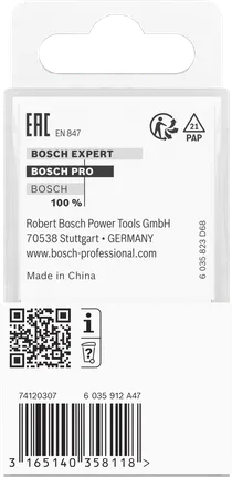 Bosch PRO -jyrsinterä, huullostus, 9,6 mm, varsi 8 mm.
