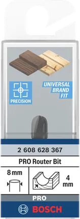 Bosch PRO -jyrsimen ydinlaatikko 4 mm R 8 mm varsi.