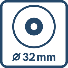  Laikan halkaisija 32 mm