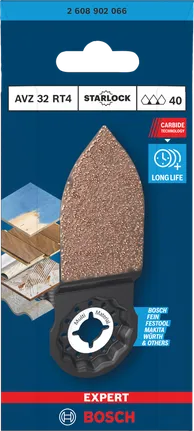 Bosch EXPERT AVZ 32 RT4 kovametallihiomasormi Starlockille.