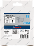 Bosch PRO -pölynpoistoadapterin pakkaus.