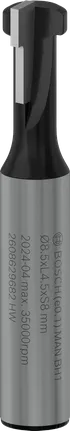 Bosch PRO -jyrsimen tähystyskärki, 8 mm:n varsi, yksiurainen.