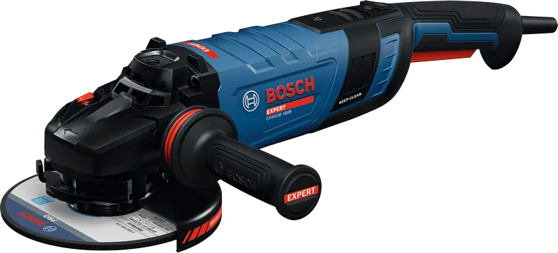 Bosch EXWS30-180B kulmahiomakone sivukahvalla.