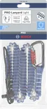Bosch PRO -kaulavalaisin karbiinihaalla, enimmäiskuorma 6 kg.