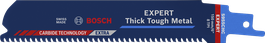 Bosch EXPERT Thick Tough Metal S 955 CHC -puukkosahanterä.