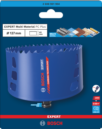 Bosch 127 mm:n reikäsaha monimateriaalille.