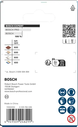 Bosch EXPERT Construction Material 68 x 60 mm reikäsahan pakkaus.
