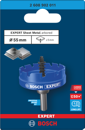 Bosch EXPERT -levysaha 55 mm:n reikäsaha.