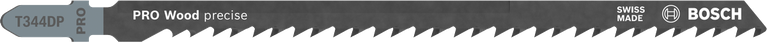 Bosch PRO Wood tarkka T344DP pistosahan terä siisteihin puun sahauksiin.