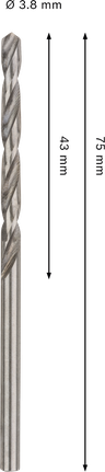 Bosch PRO Metal HSS-G 3,8 mm:n kierukkaporanterä.