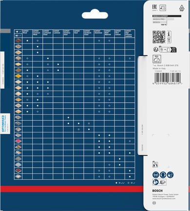 Bosch EXPERT Wood akkupyörösahan terä 184 × 20 mm.