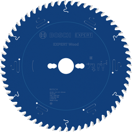 Bosch EXPERT -puupyörösahanterä 250 mm T60.