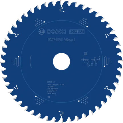 Bosch EXPERT Wood -pyörösahanterä 216 mm T48.