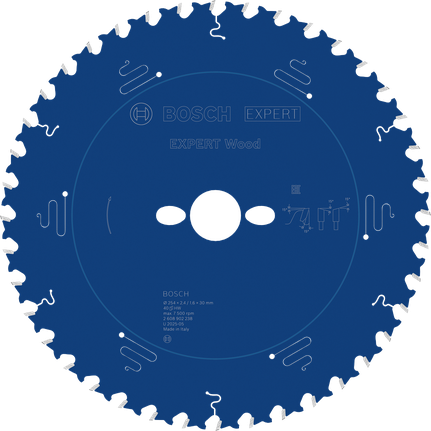 Bosch EXPERT -puupyörösahanterä 254 mm T40.