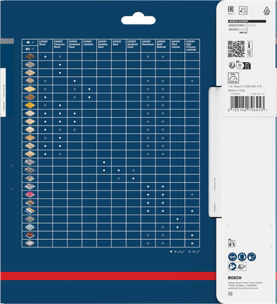 Bosch EXPERT -puupyörösahanterä 216 x 2,4/1,8 x 30 mm T40 pakkaus.