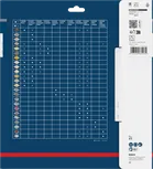 Bosch EXPERT Wood -pyörösahanterien materiaalien yhteensopivuustaulukko.