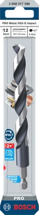 Bosch PRO Metal HSS-G iskuporanterä 12 × 101 × 151 mm.