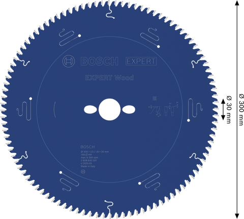 Bosch EXPERT -puupyörösahanterä 300 mm T100.