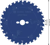 Bosch EXPERT Wood -pyörösahanterä puulle 254 mm.