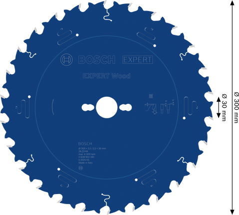 Bosch EXPERT -puupyörösahanterä 300 mm T26.