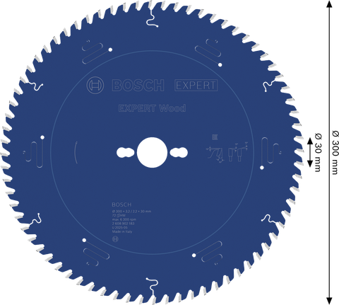 Bosch EXPERT puupyörösahanterä 300 mm T72.